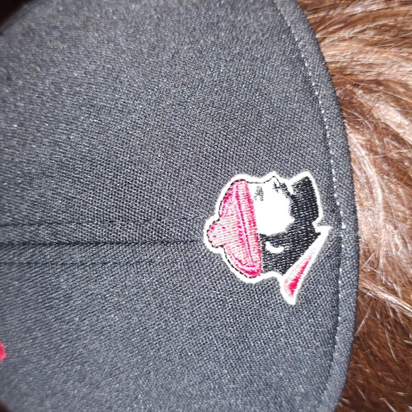 The Game Pro Gametek 2 Lumberjack 3-Tone White Navy Red Fitted Cap Rare - Picture 7 of 12